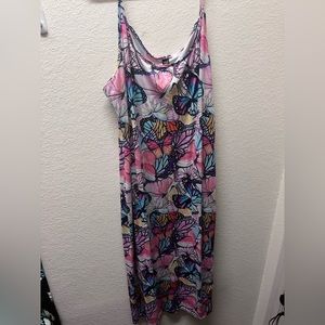 SHEIN BUTTERFLY MAXI DRESS